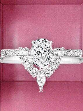 1.5 CARAT WHITE GOLD DIAMOND STACKABLE WEDDING RING